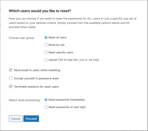 How to reset the passwords of all WordPress users | Melapress
