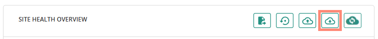 A screenshot of updraft download backup button.