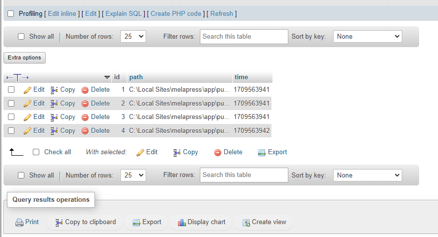 Melapress File Monitor scanned directories schema