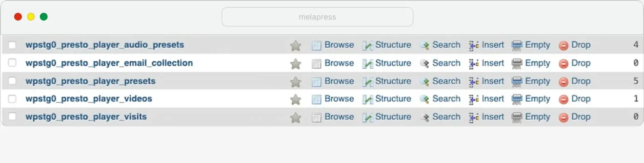 Deleting orphan entries from the WordPress database