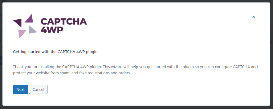 captcha 4wp get started