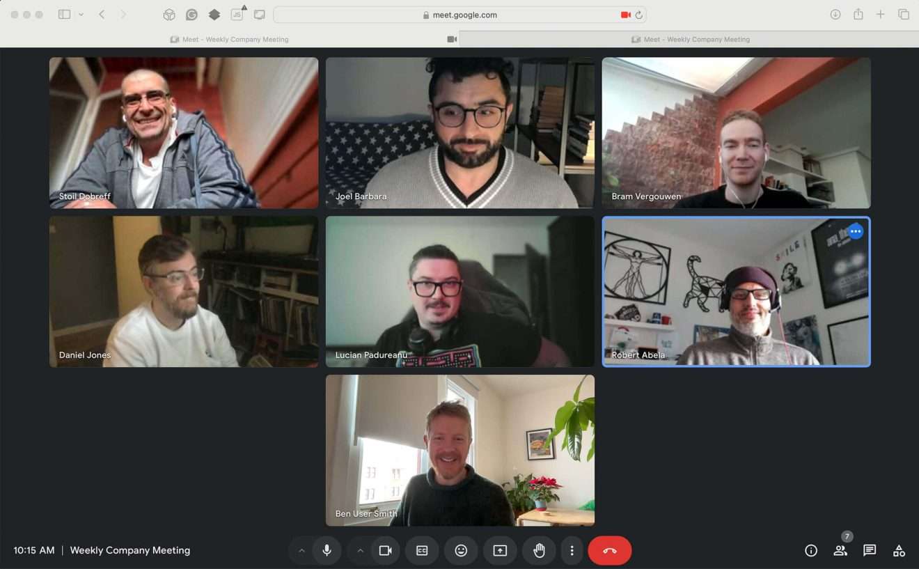 Melapress team video call January 2025
