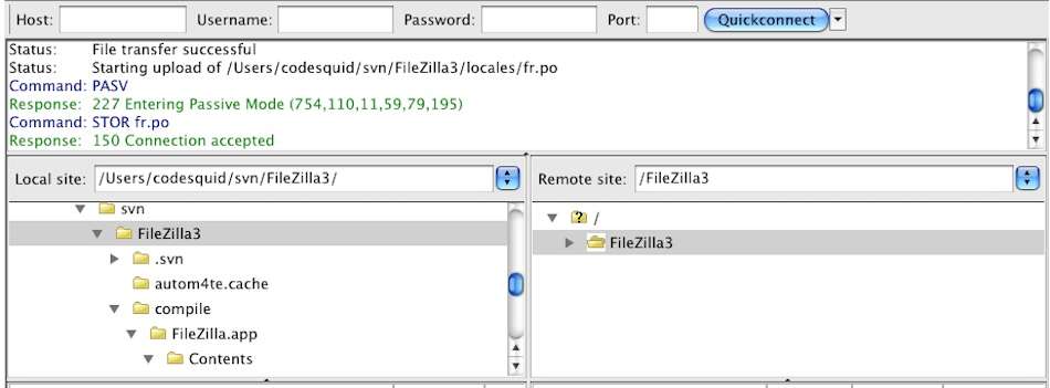 Download an FTP client like Filezilla. 