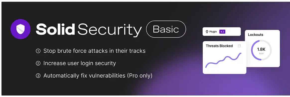 Solid security banner