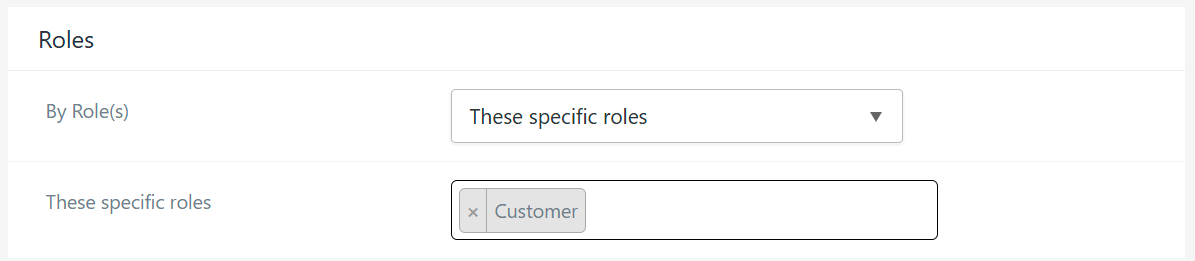 WP Activity Log - Roles screenshot