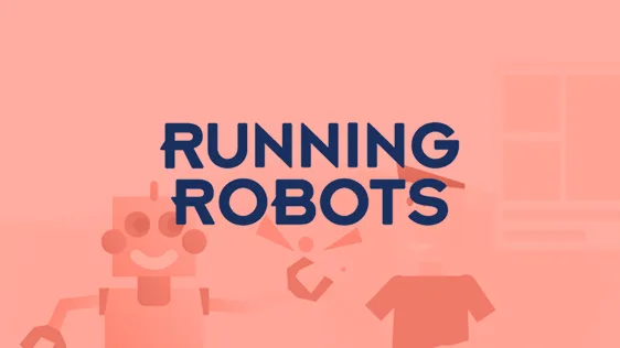 Logo-runing robots