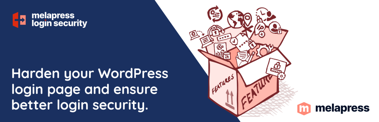 Melapress login security banner