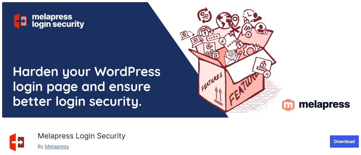 banner of the melapress login security