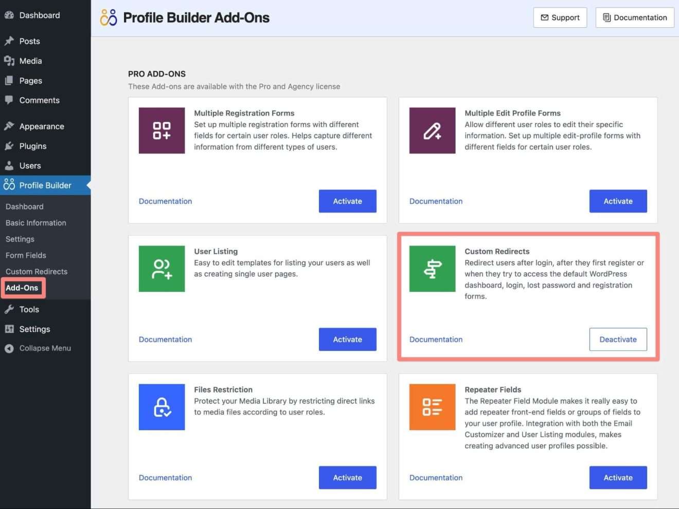 Custom Redirects add-on adds even more flexibility