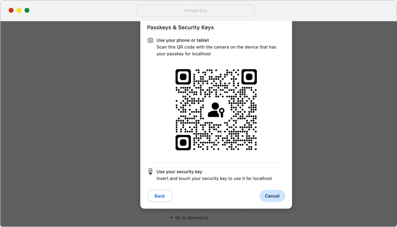 a screenshot of a qr code
