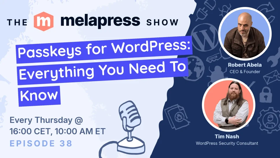 passkeys for WordPress podcast episode with Tim Nash